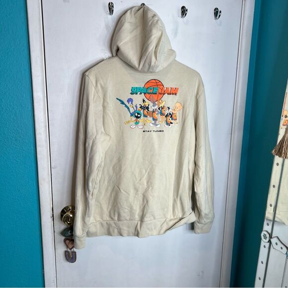 Space jam vintage modern graphic hoodie kangaroo pocket - Picture 4 of 9